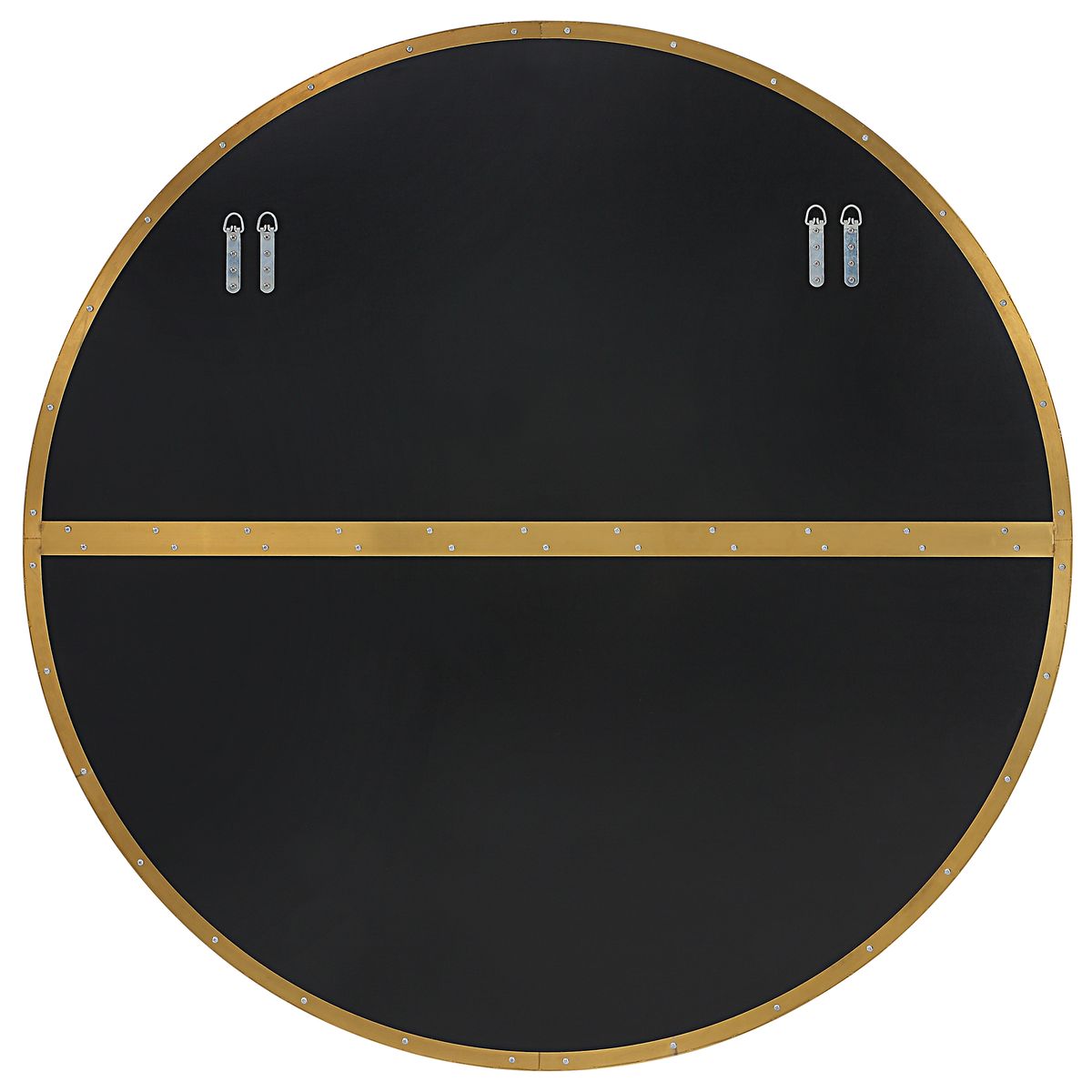 Padria Round Mirror - 60 Brass