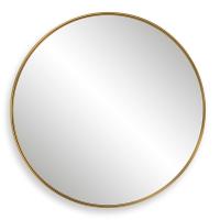 Padria Round Mirror - 60 Brass