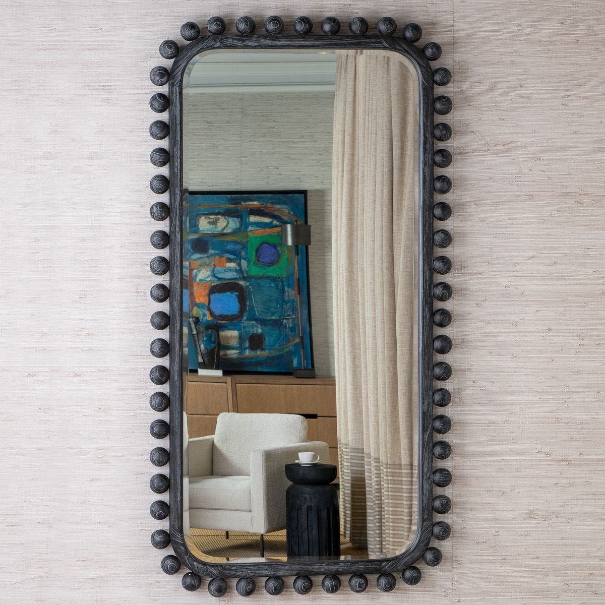 Brianza Mirror - 46x88 Ebony