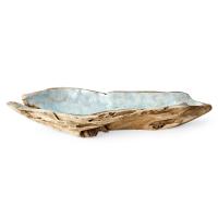Pearl Forest Bowl - Blue Capiz