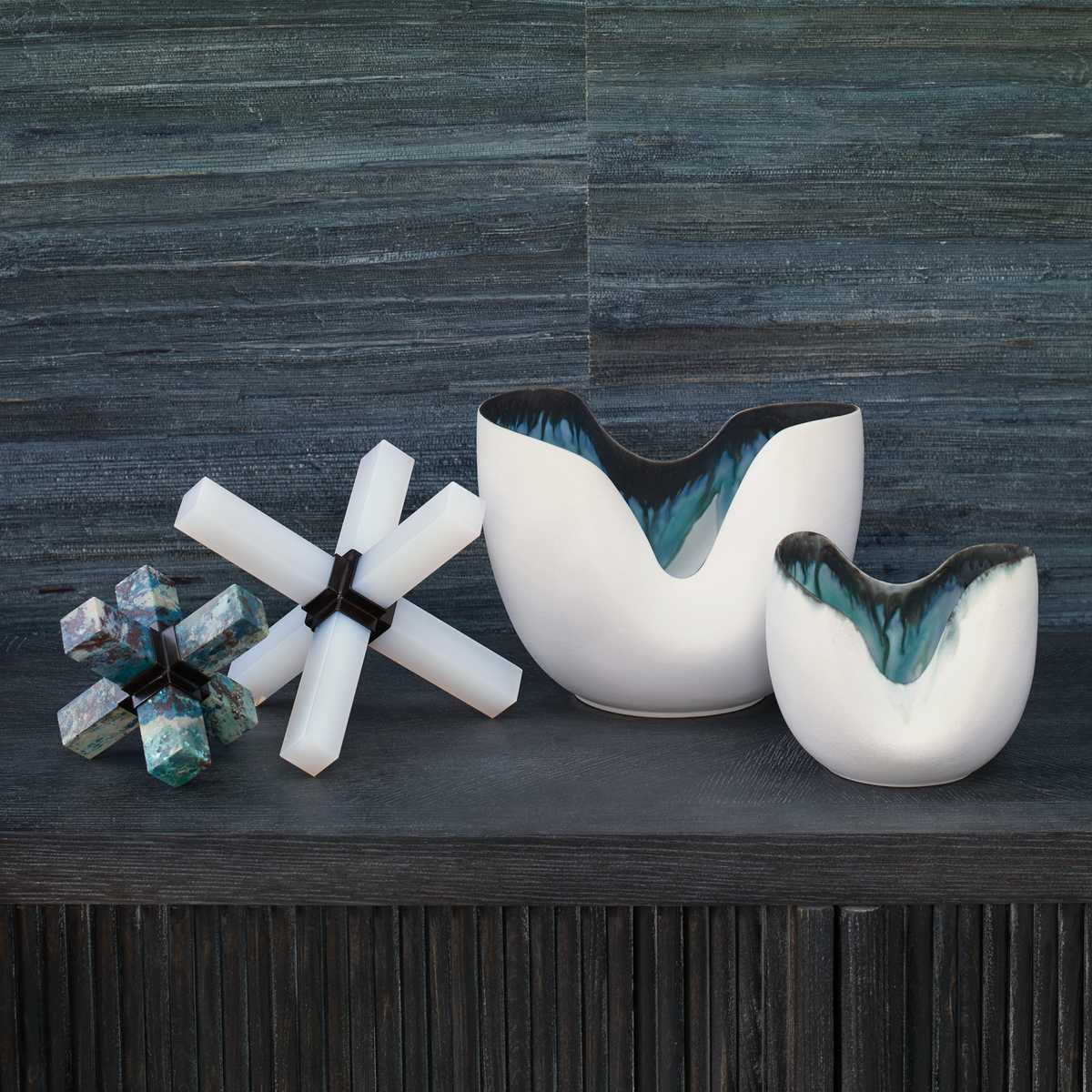 Indigo Vase - Medium