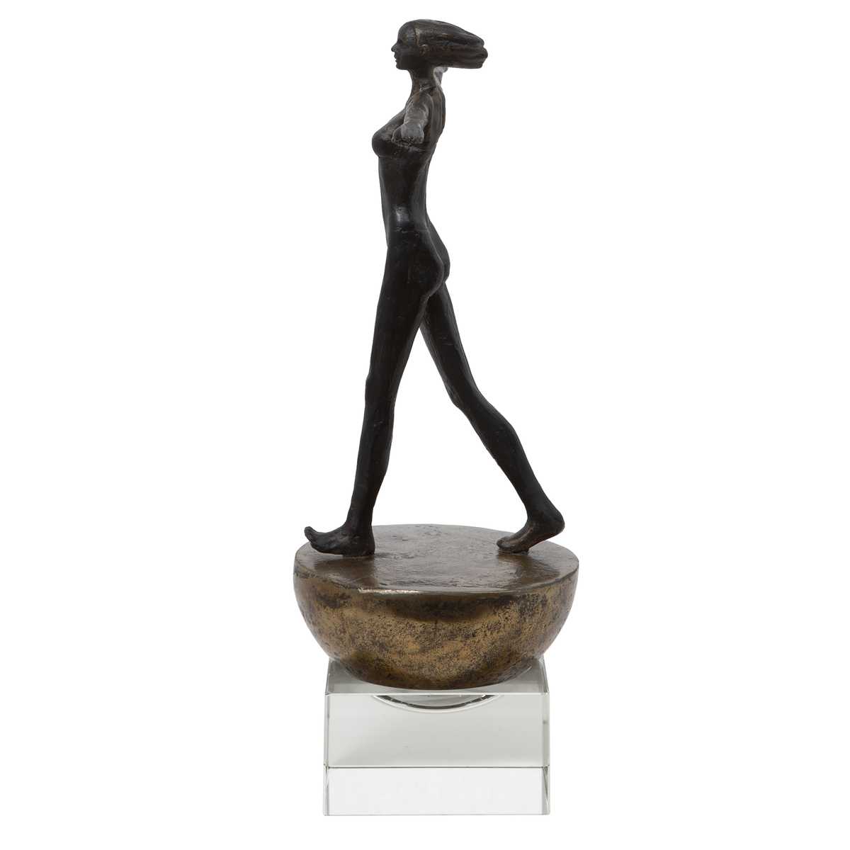 Woman Finding Balance Sculpture