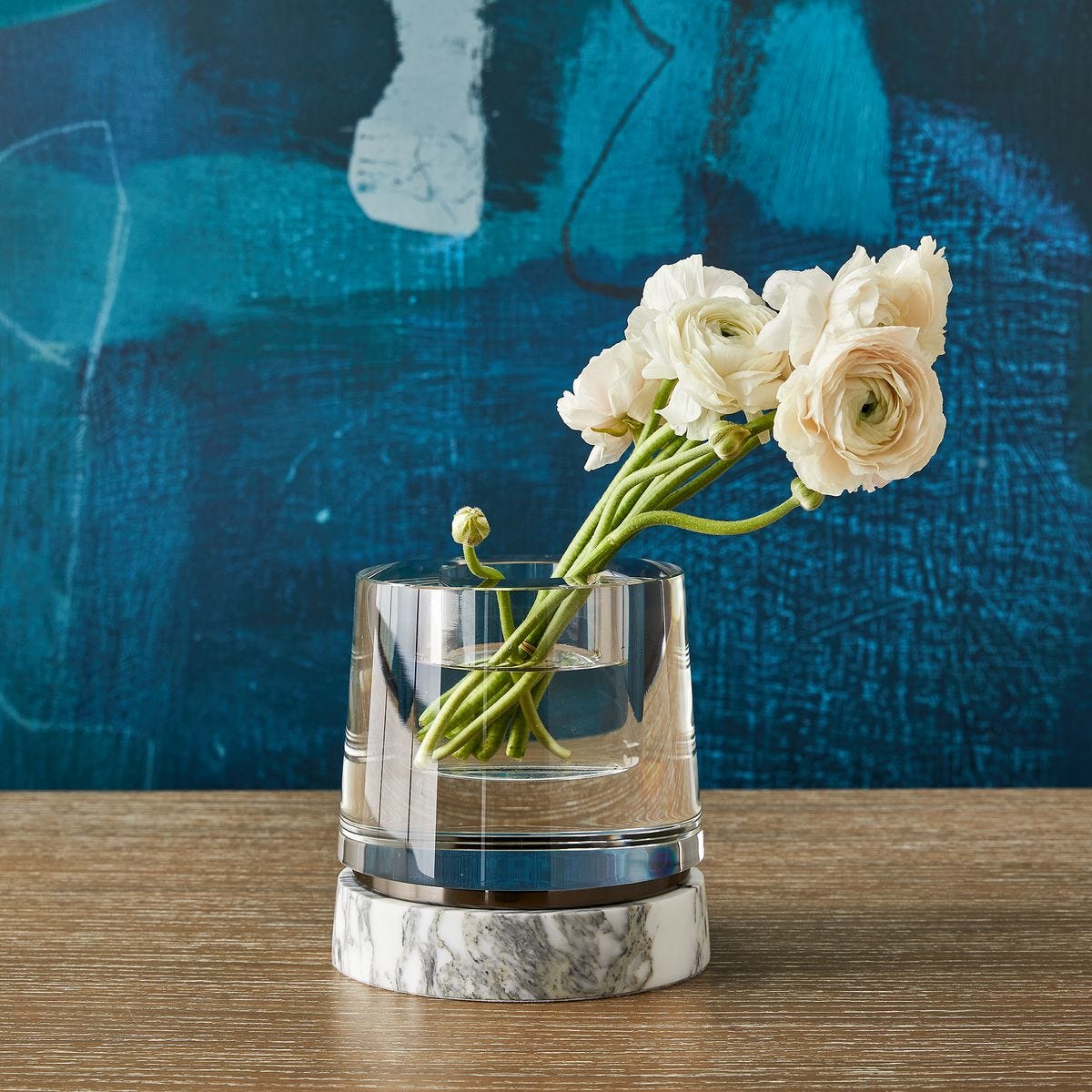 Optic Candleholder/Vase - Marble