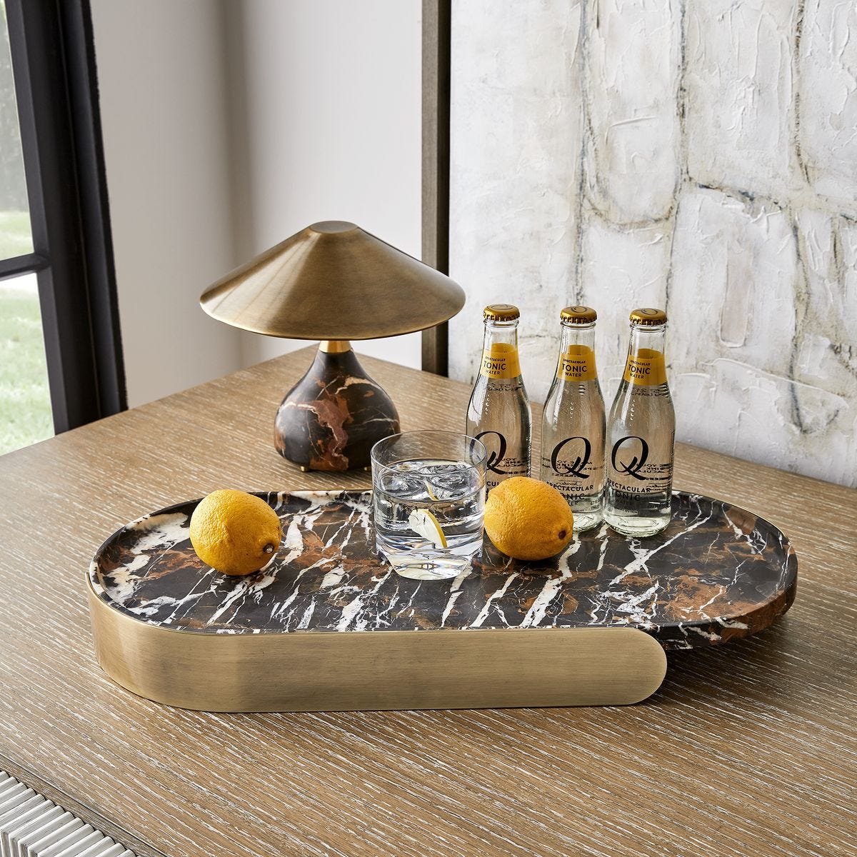 Lozenge Tray - Michelangelo Marble