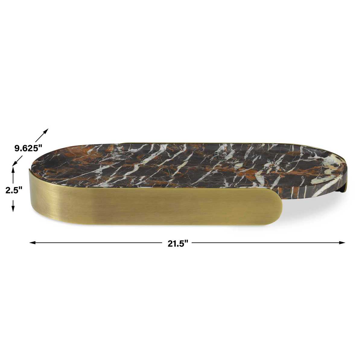 Lozenge Tray - Michelangelo Marble