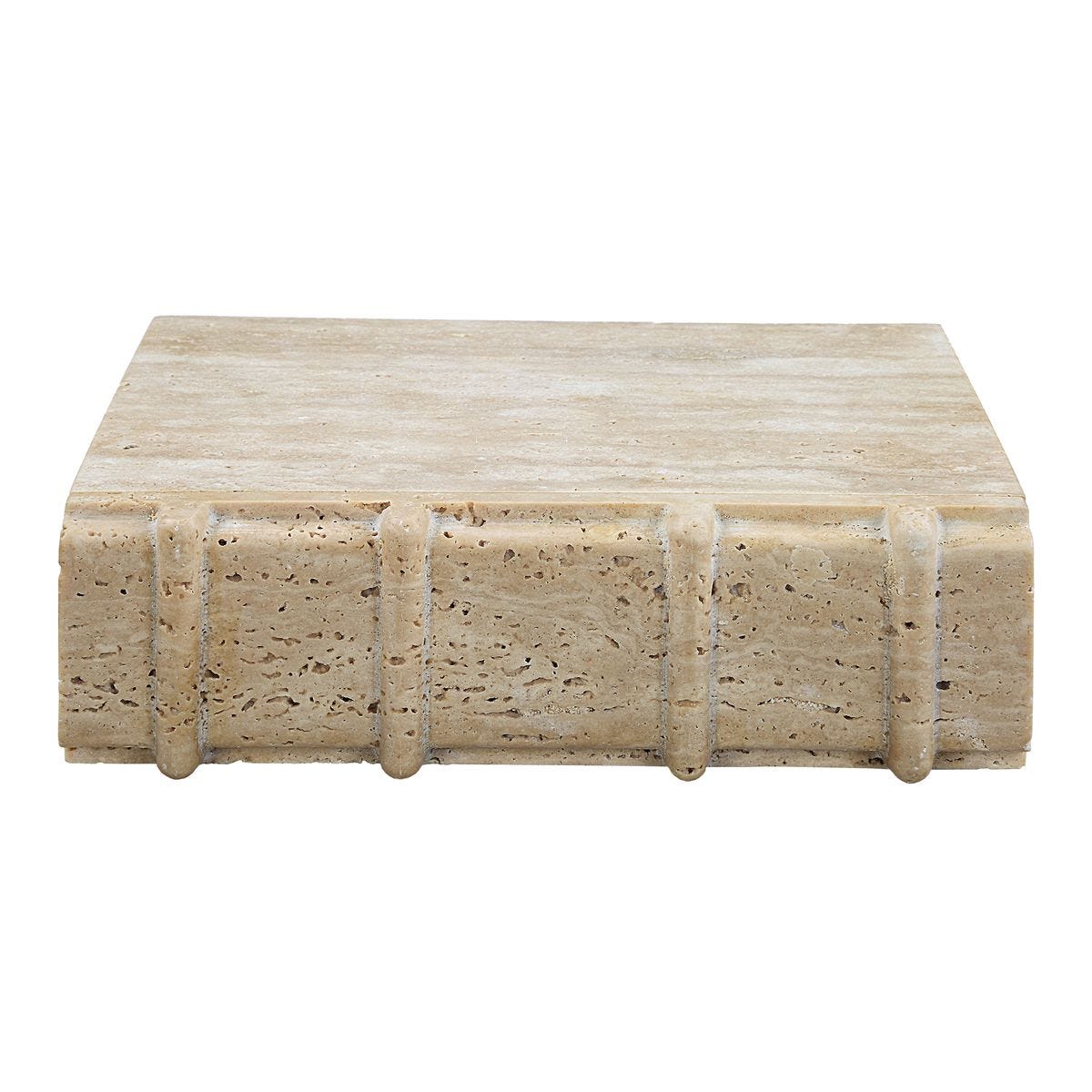 Novel Box - Travertine Small