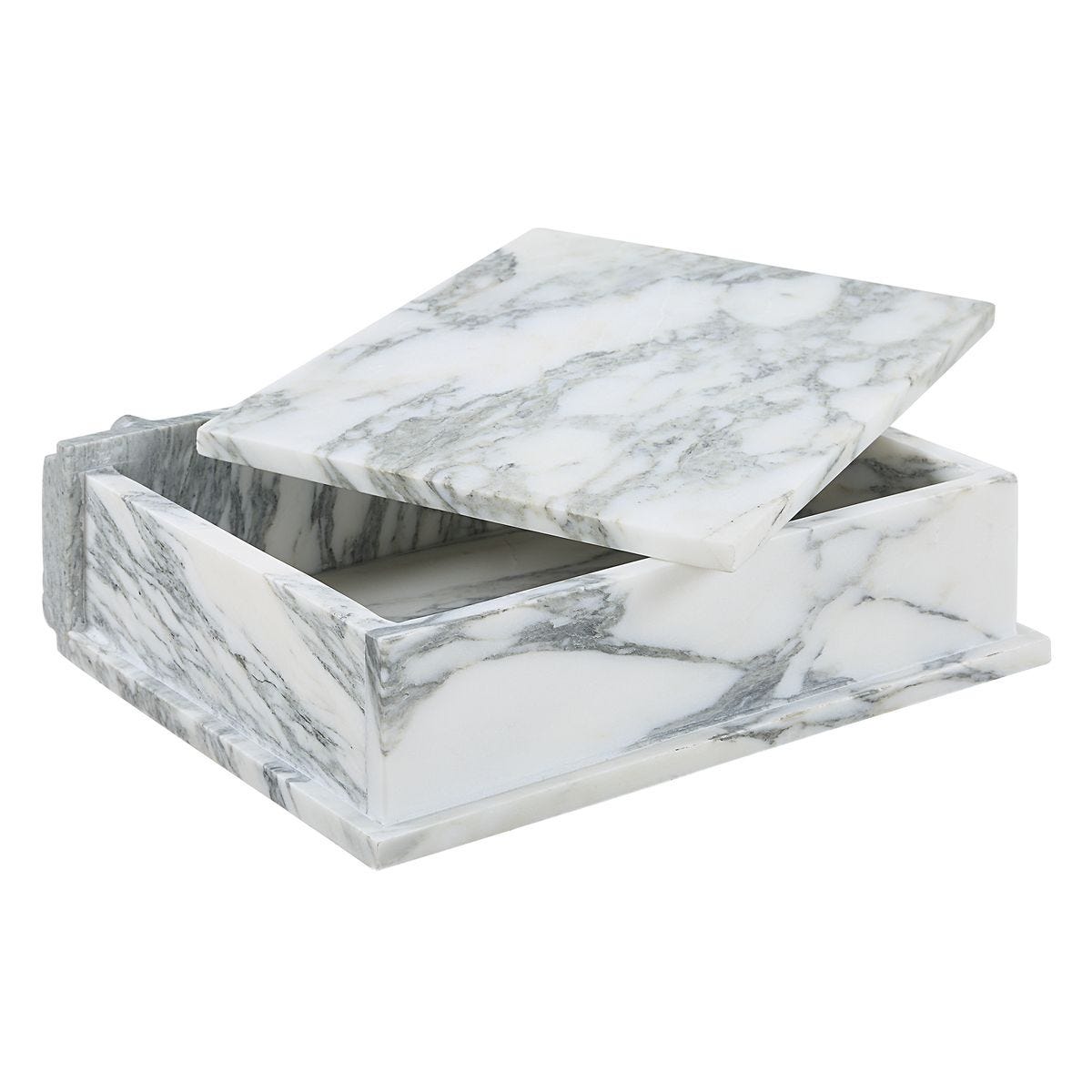 Novel Box - Arabescato Marble Small