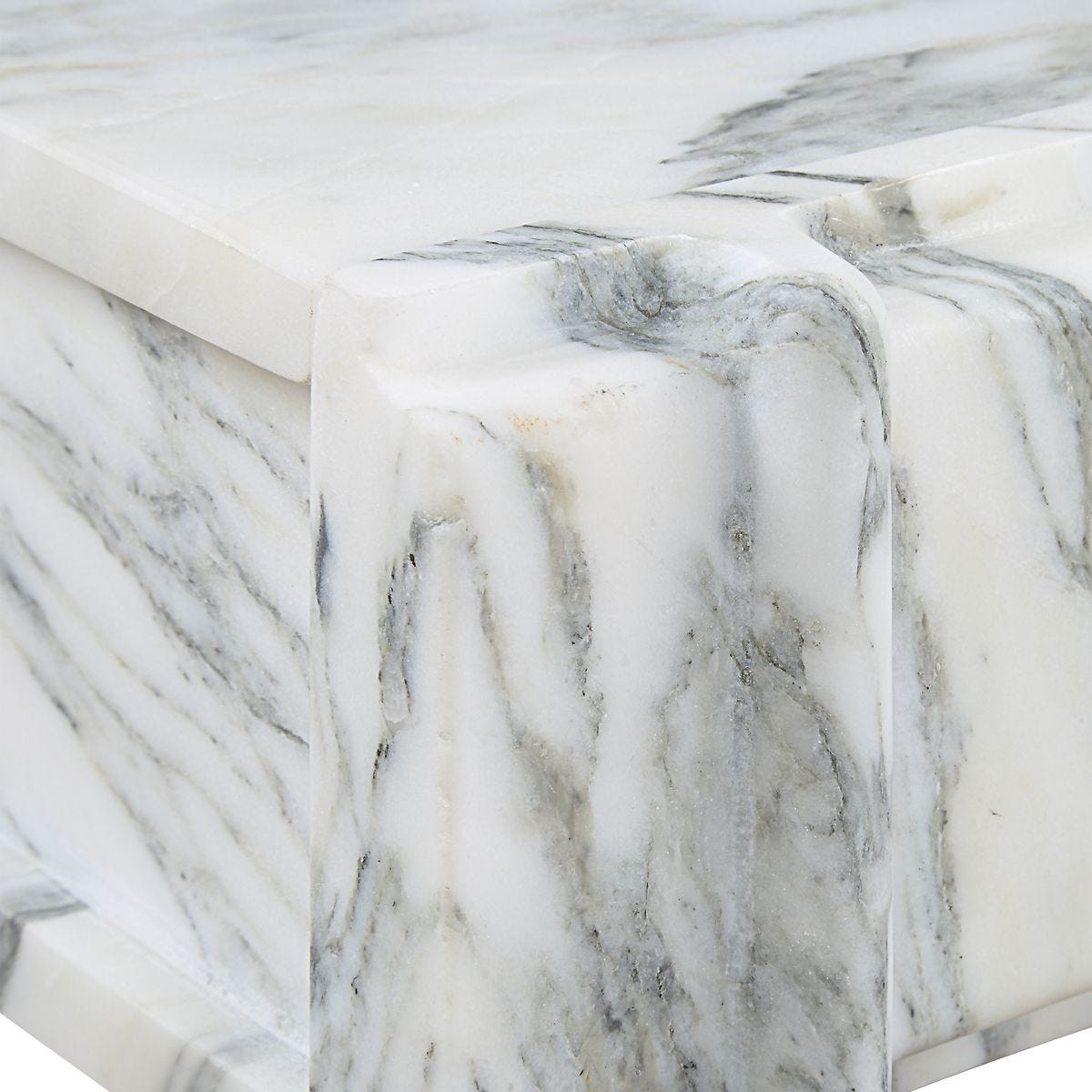 Novel Box - Arabescato Marble Small