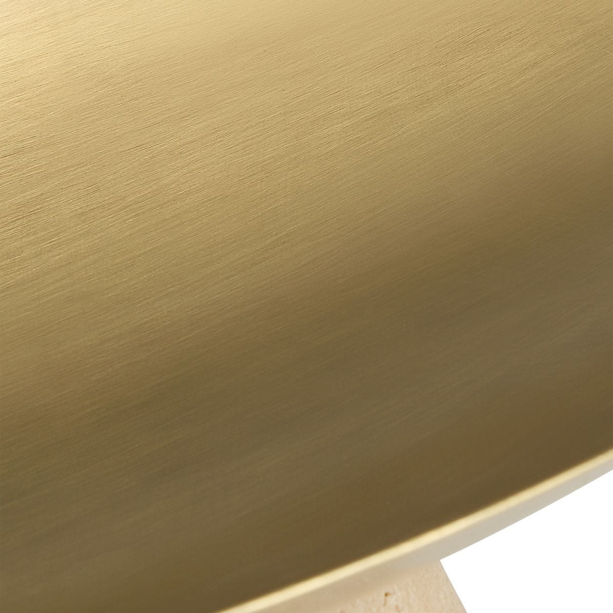 Coup de Grace Low Bowl - Travertine