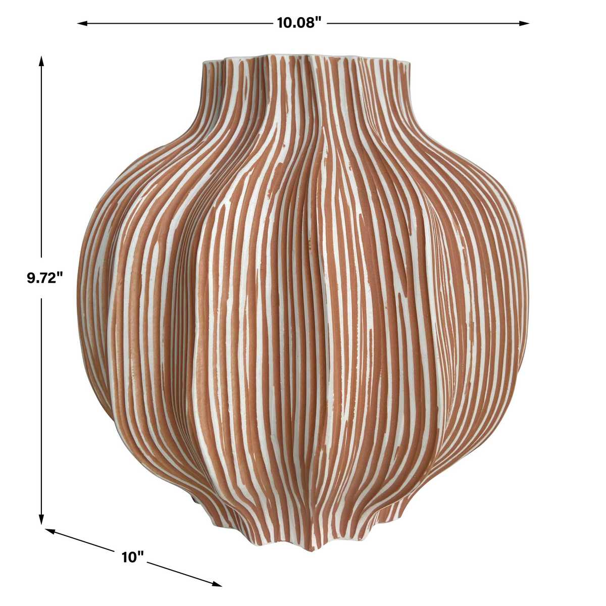 Pleated Vase