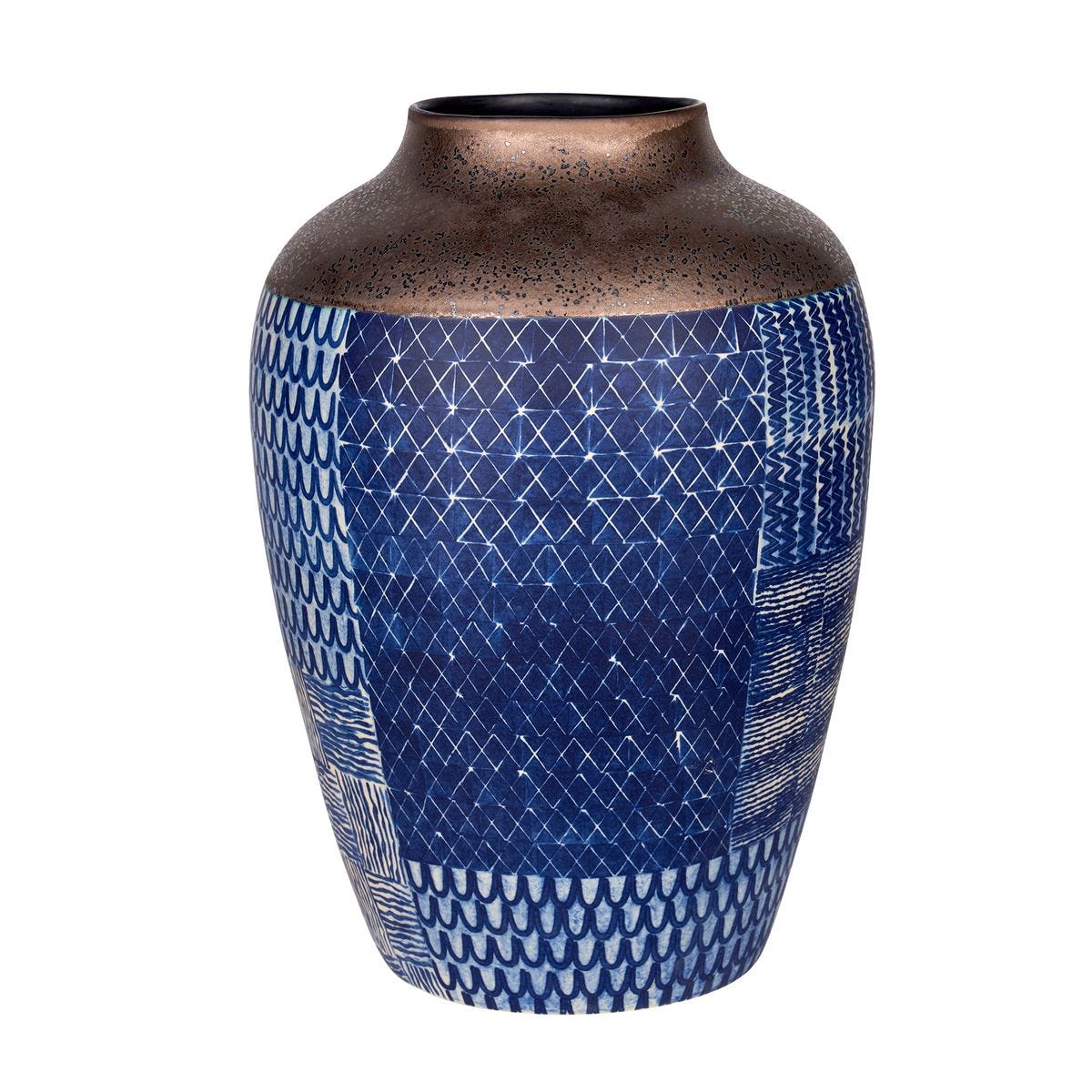 Ikat Quilt Vase