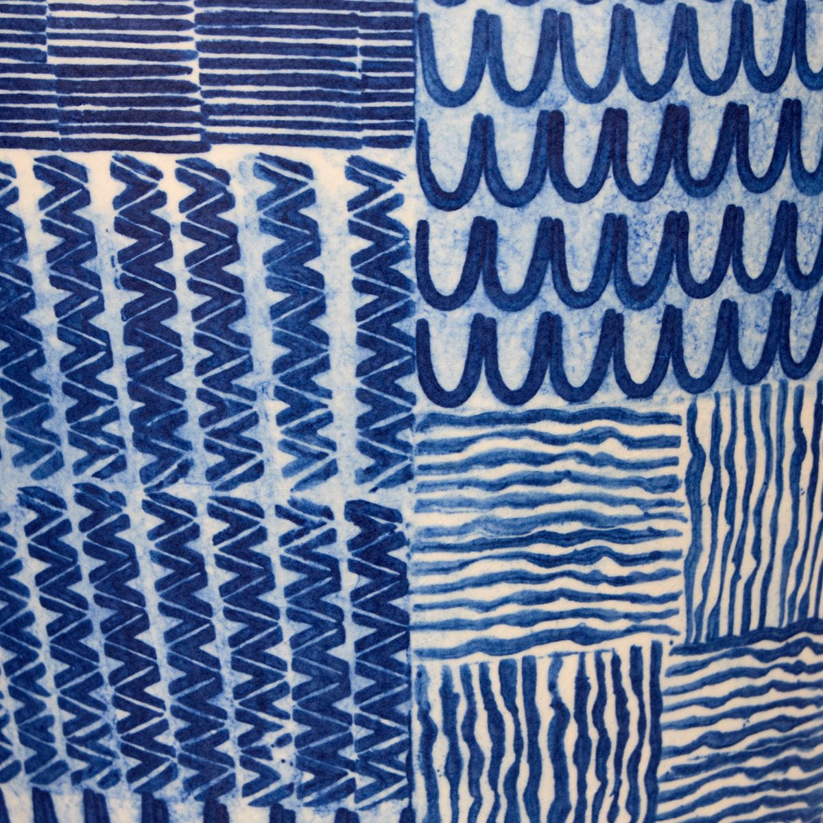 Ikat Quilt Vase