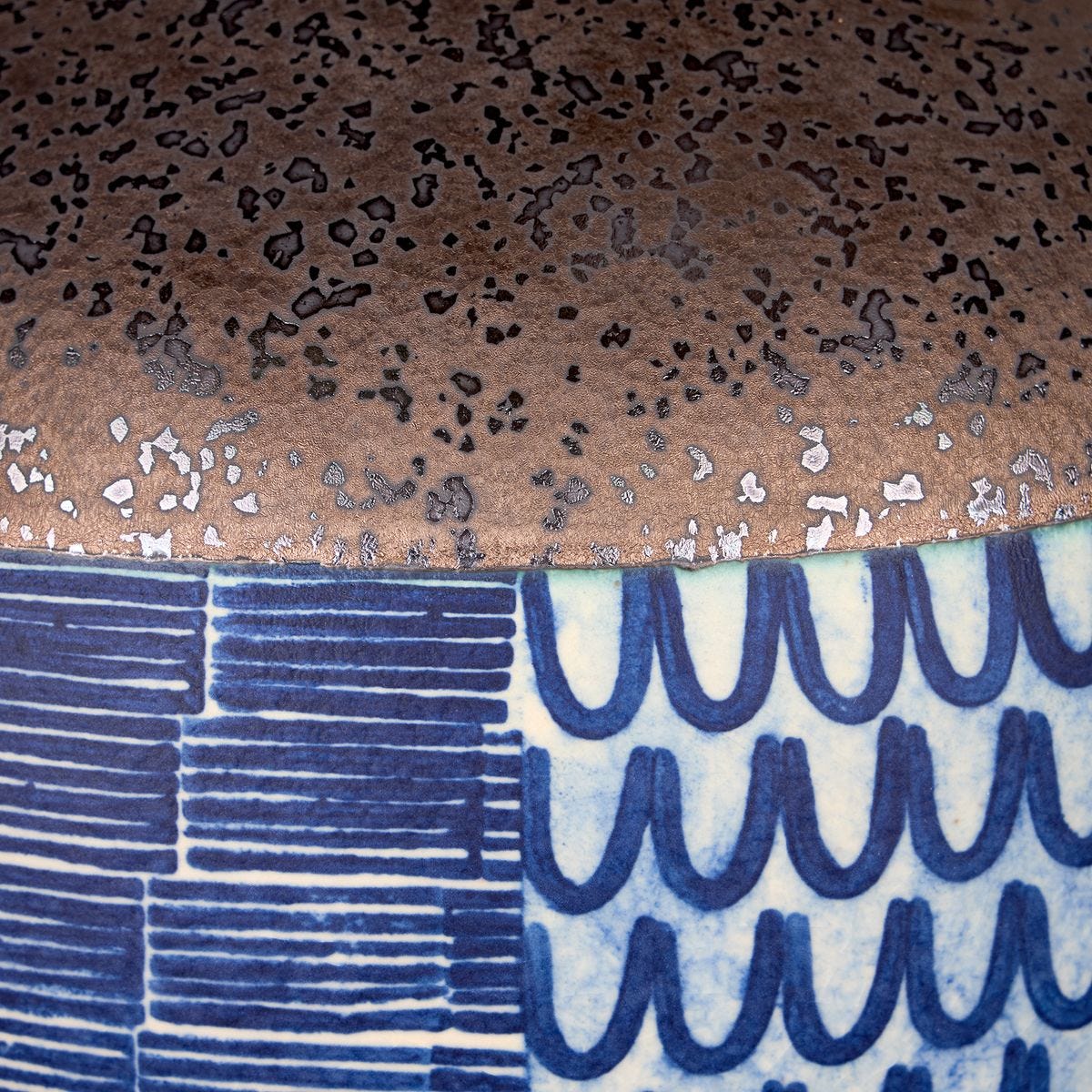 Ikat Quilt Vase
