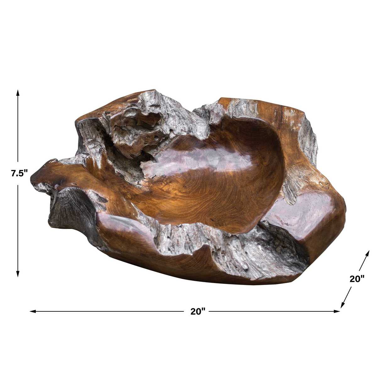 Giulio Teak Bowl