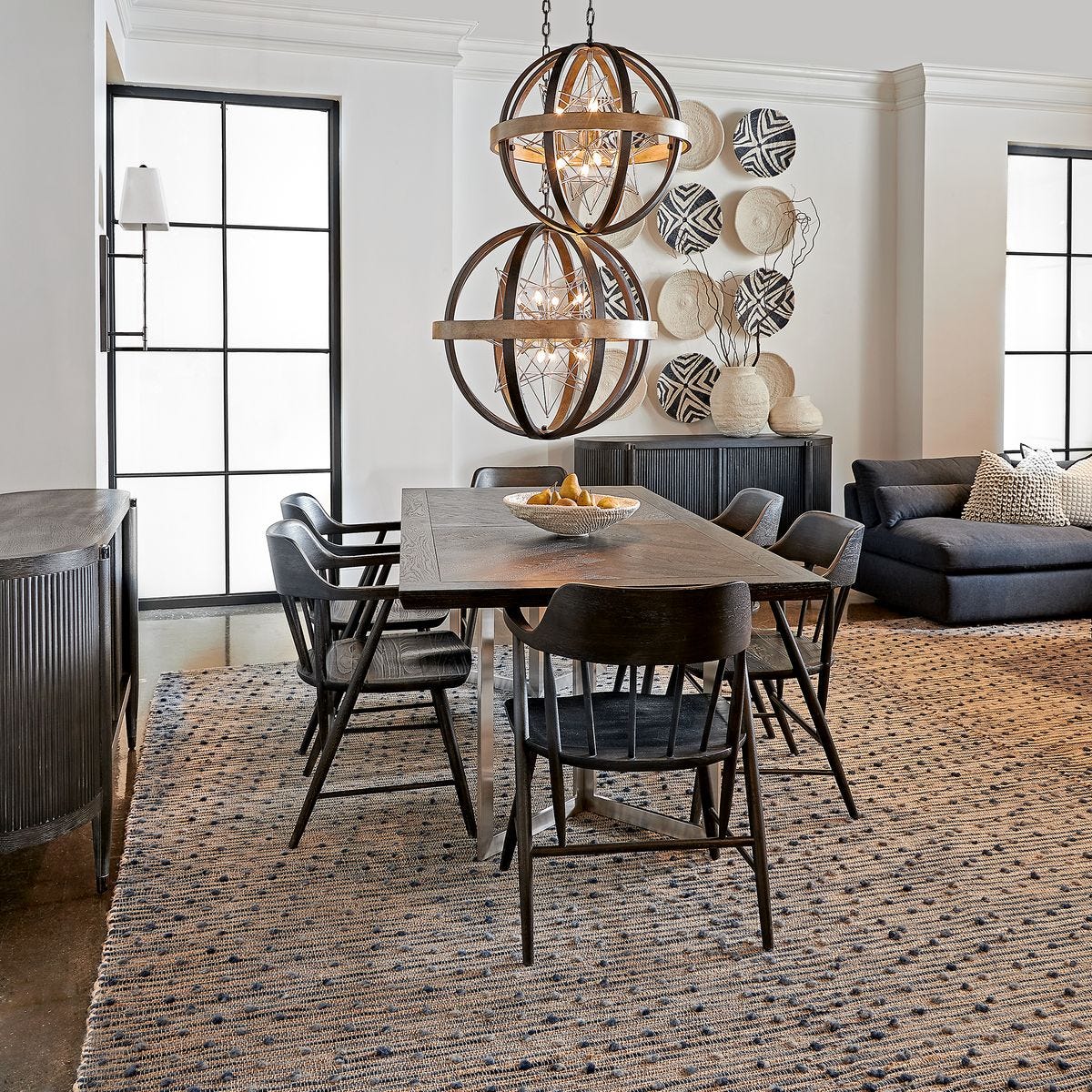 Polaris, 8 Lt Chandelier - Large