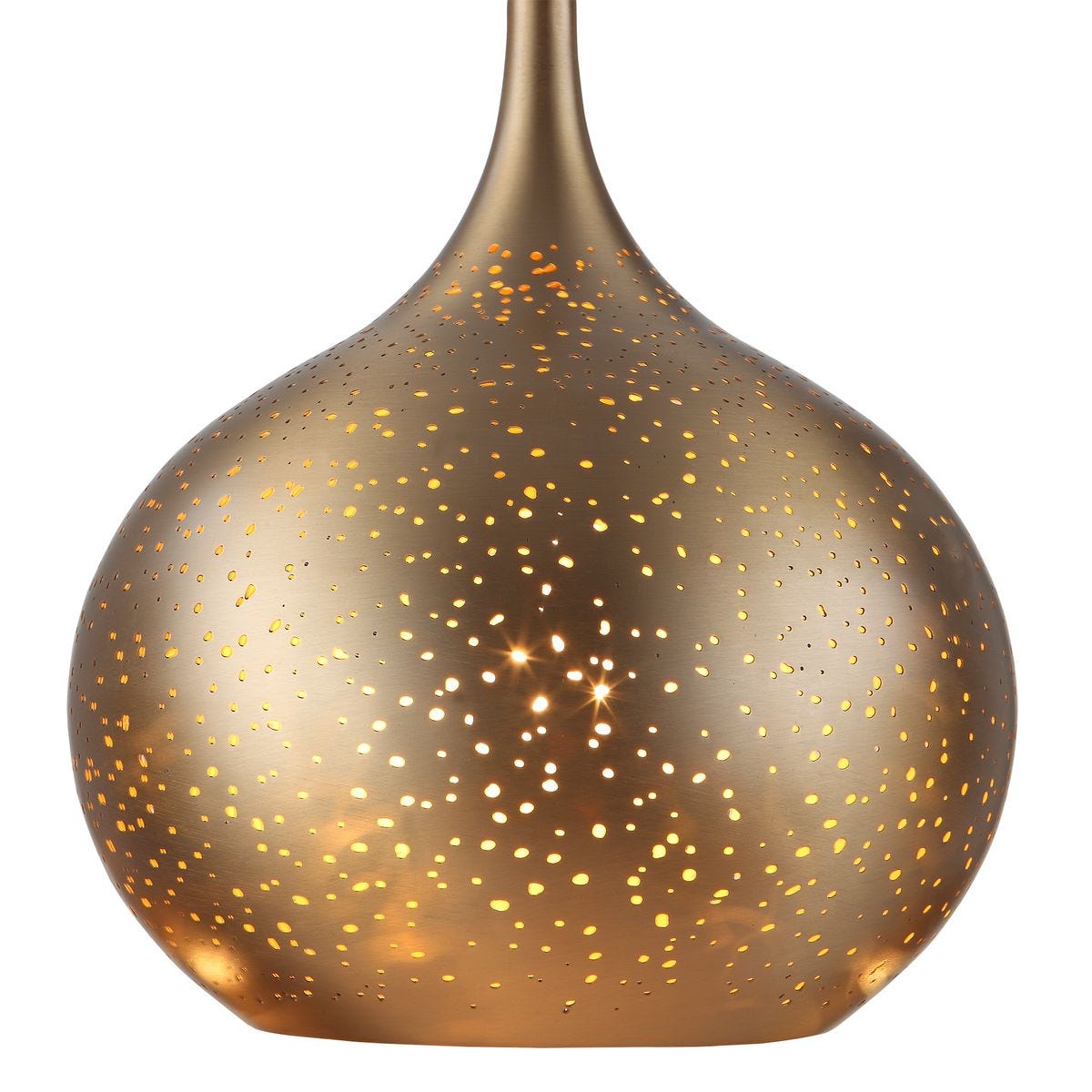 Golden Onion, 7 Lt Chandelier
