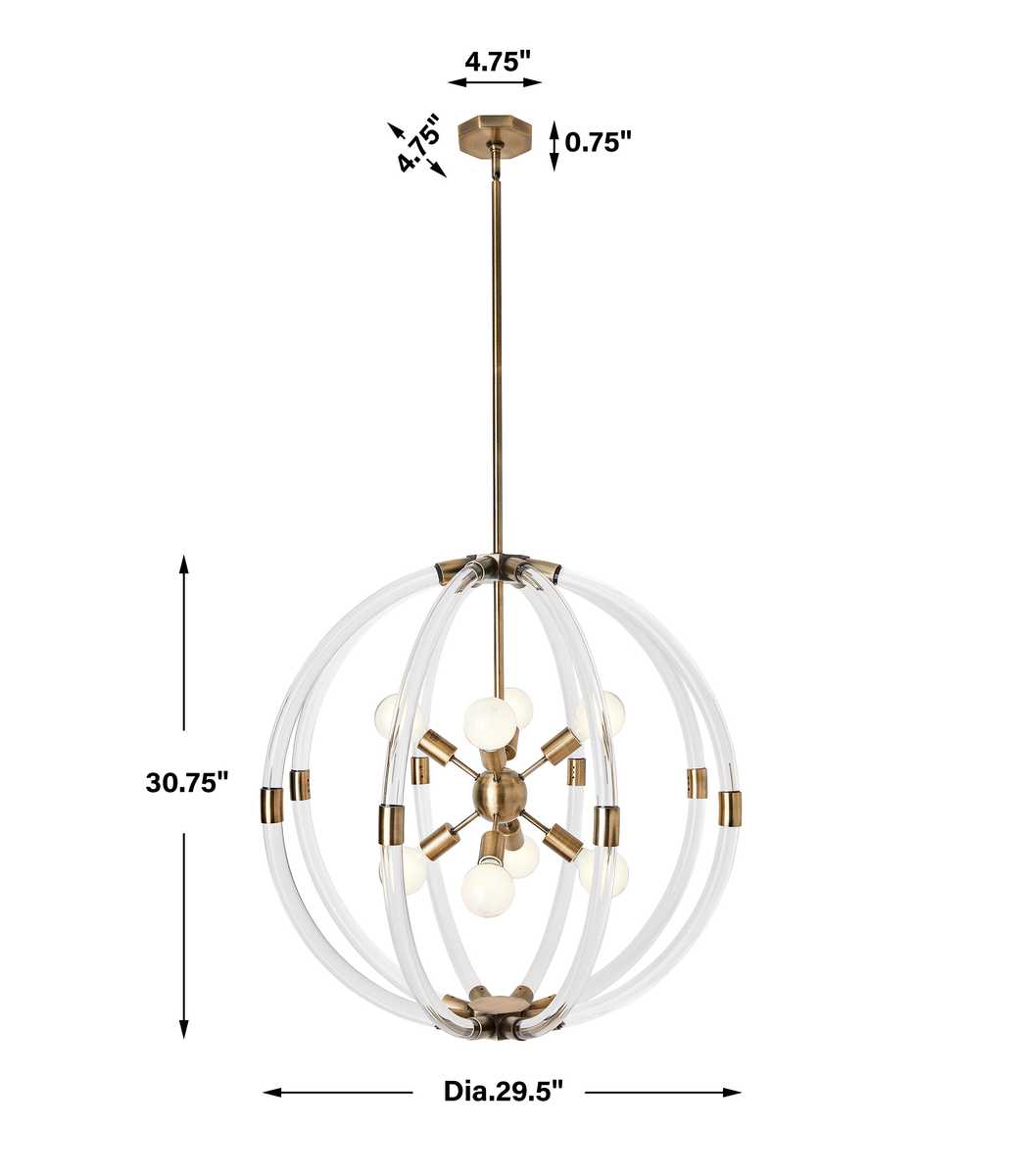 Longitude, 8 Lt Pendant
