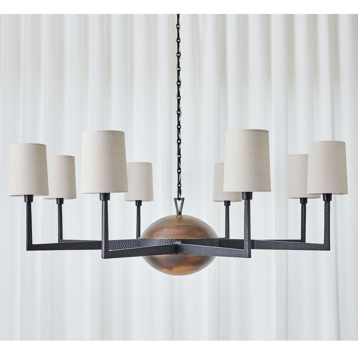 Open Arms, 8 Lt Chandelier