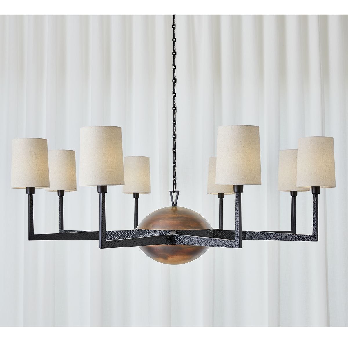 Open Arms, 8 Lt Chandelier