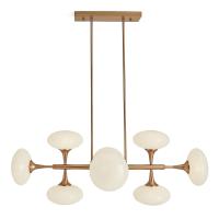 Vienna, 8 Lt Pendant - Brass