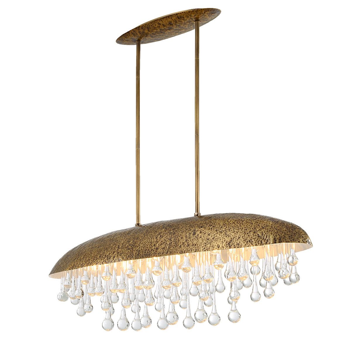 Downpour, 10 Lt Pendant - Oval