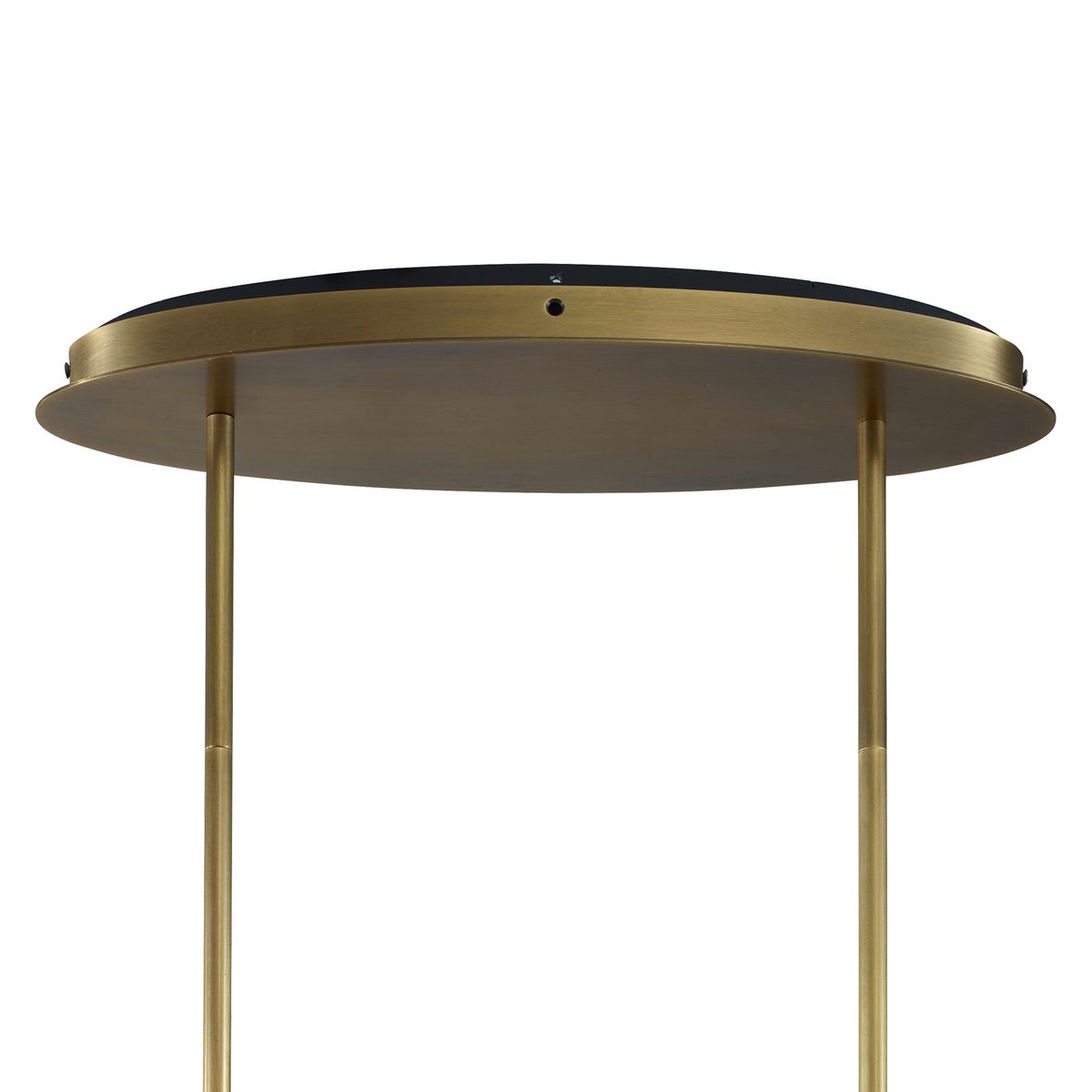 Meandering, 14 Lt Pendant - Brass