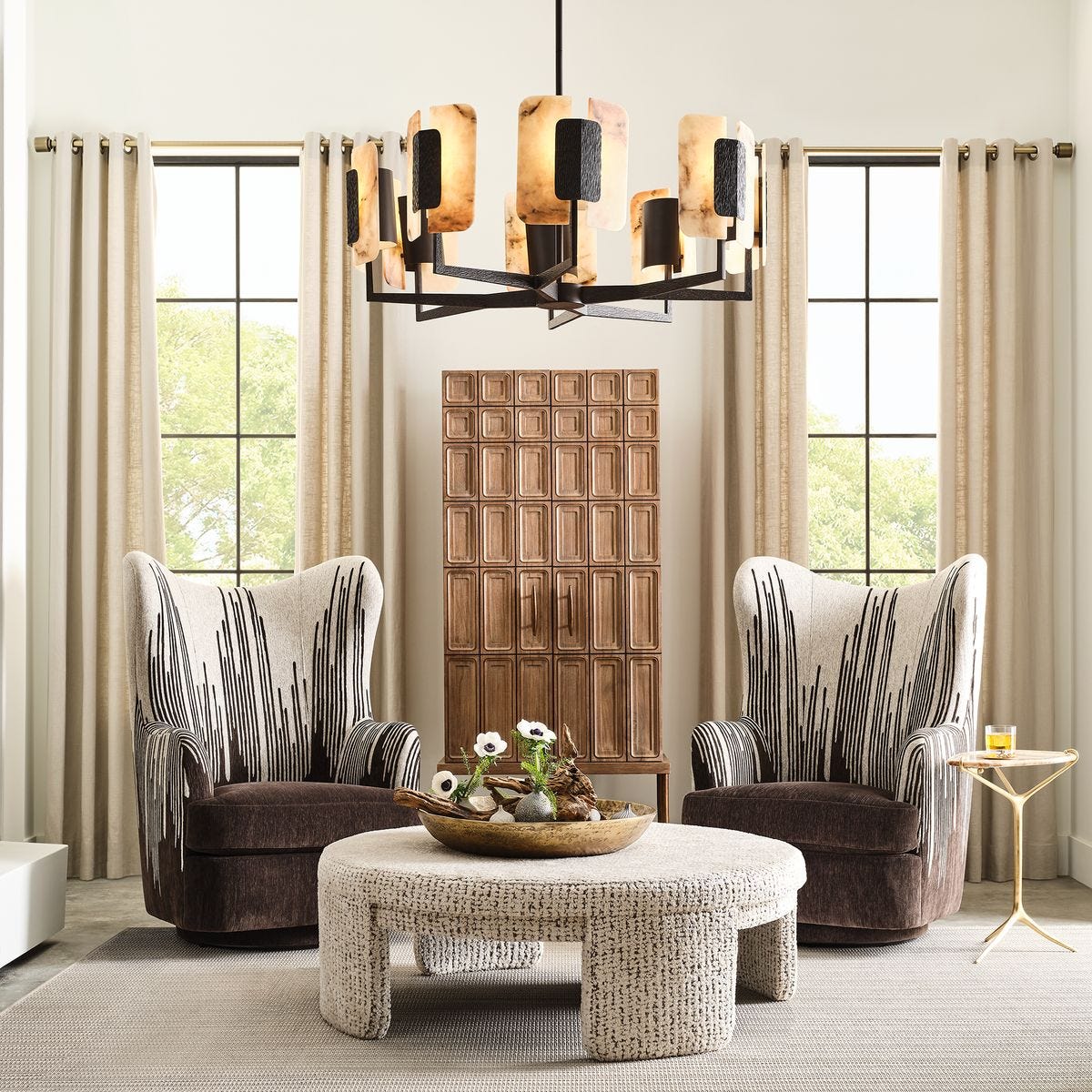 Open Book, 8 Lt Chandelier