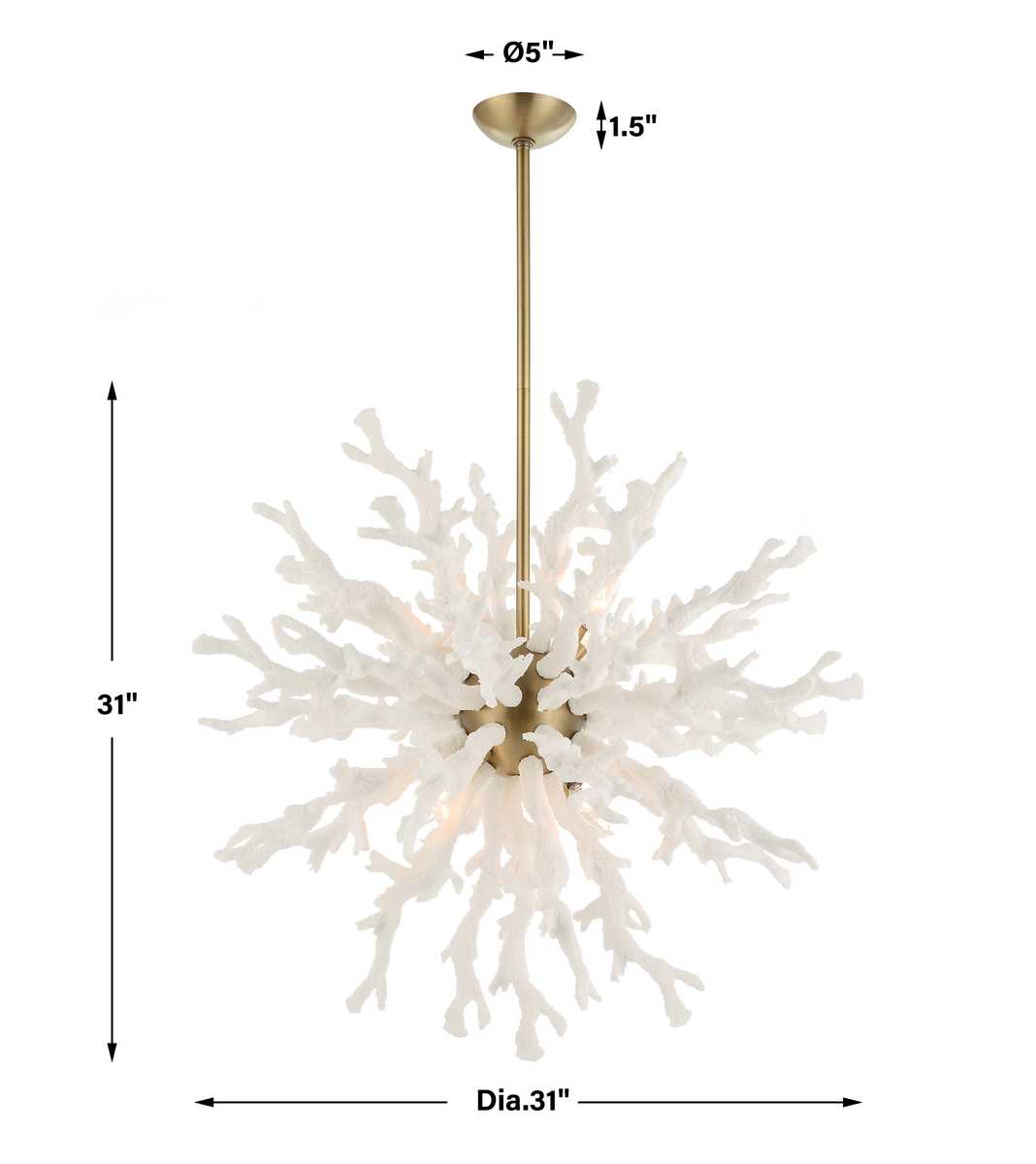 Coral Reef, 8 Lt Pendant
