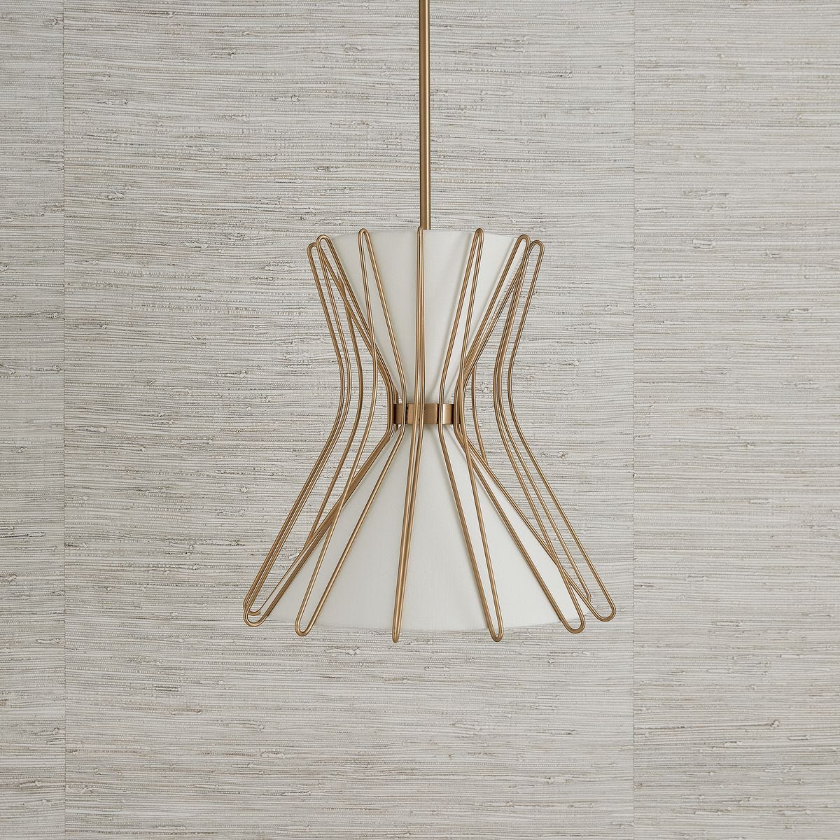 Boomerang, 2 Lt Pendant - Brass Small