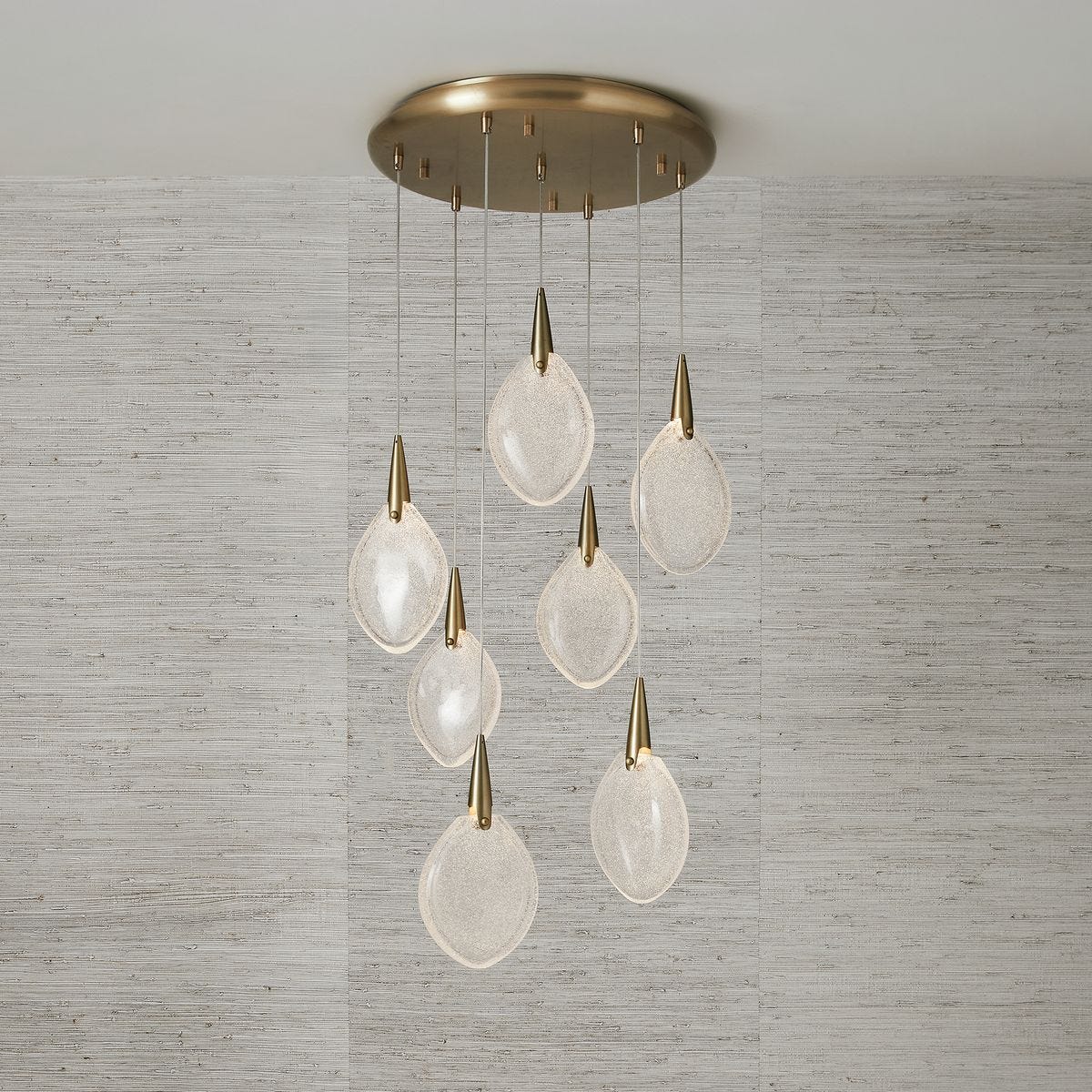 Deluge, 7 Lt LED Round Pendant