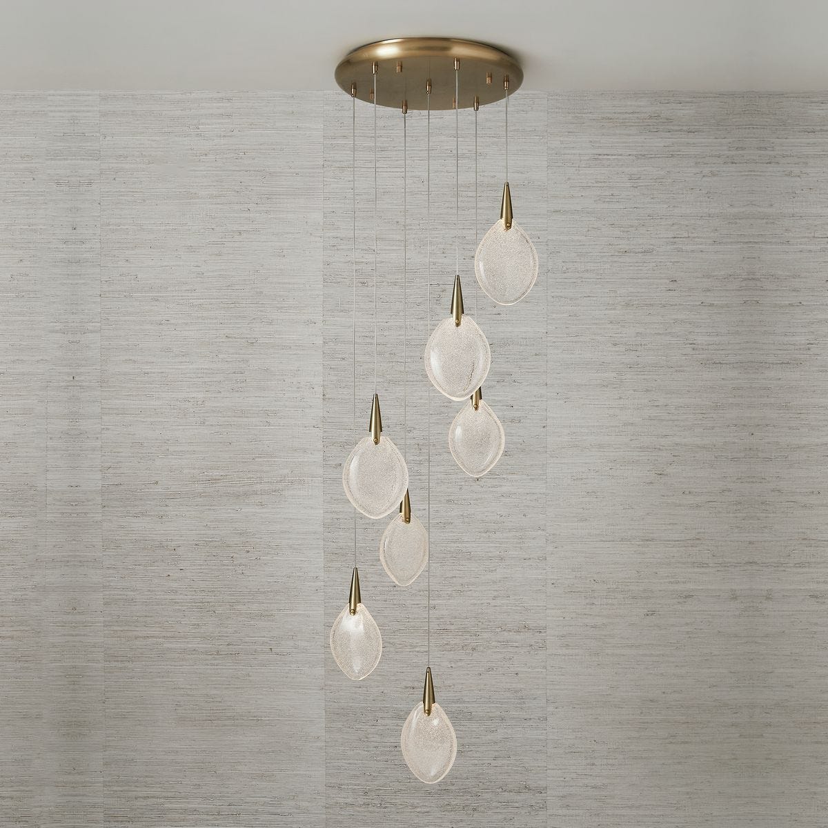 Deluge, 7 Lt LED Round Pendant