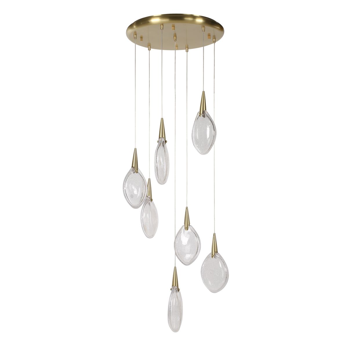 Deluge, 7 Lt LED Round Pendant