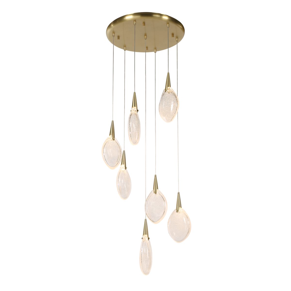 Deluge, 7 Lt LED Round Pendant