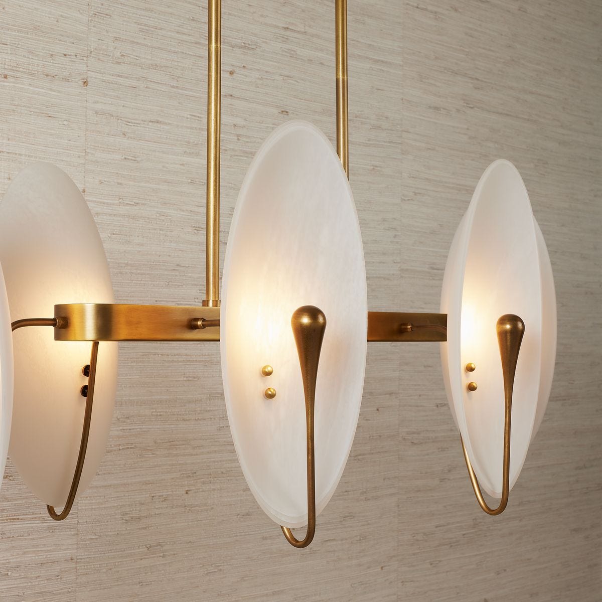 Opal Wand, 6 Lt LED Pendant