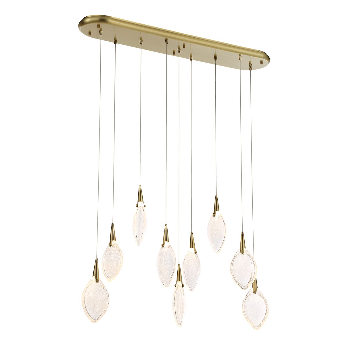 Deluge, 9 Lt LED Linear Pendant