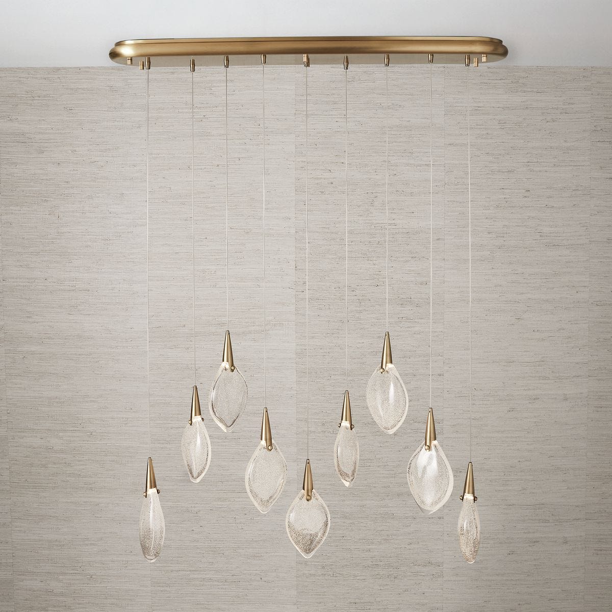 Deluge, 9 Lt LED Linear Pendant