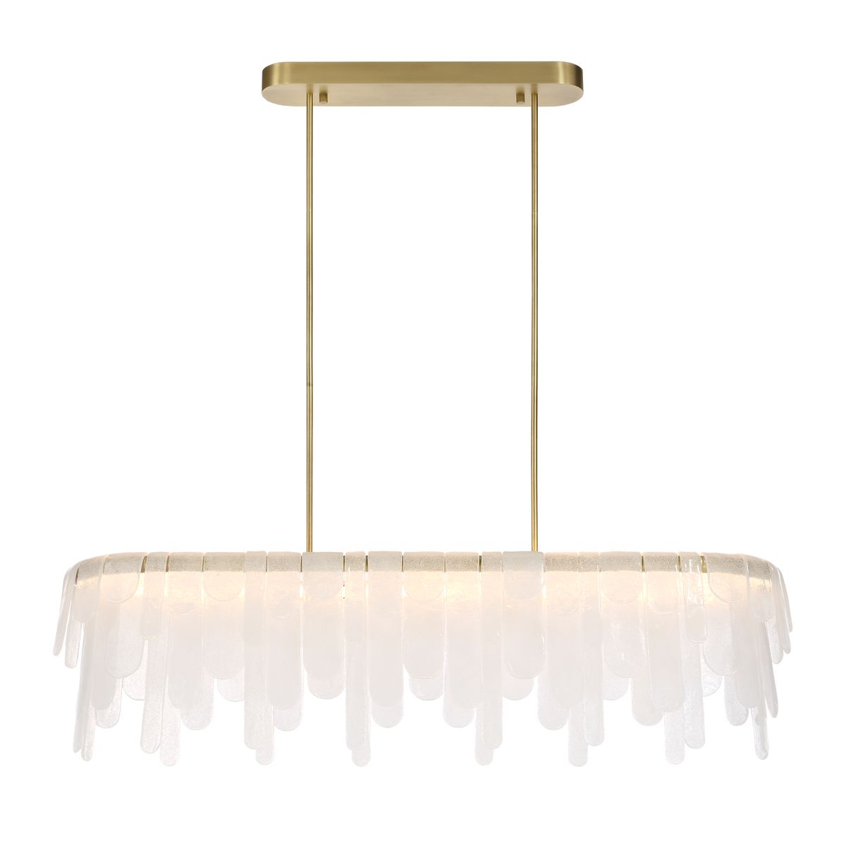 Draped Glass, LED Pendant