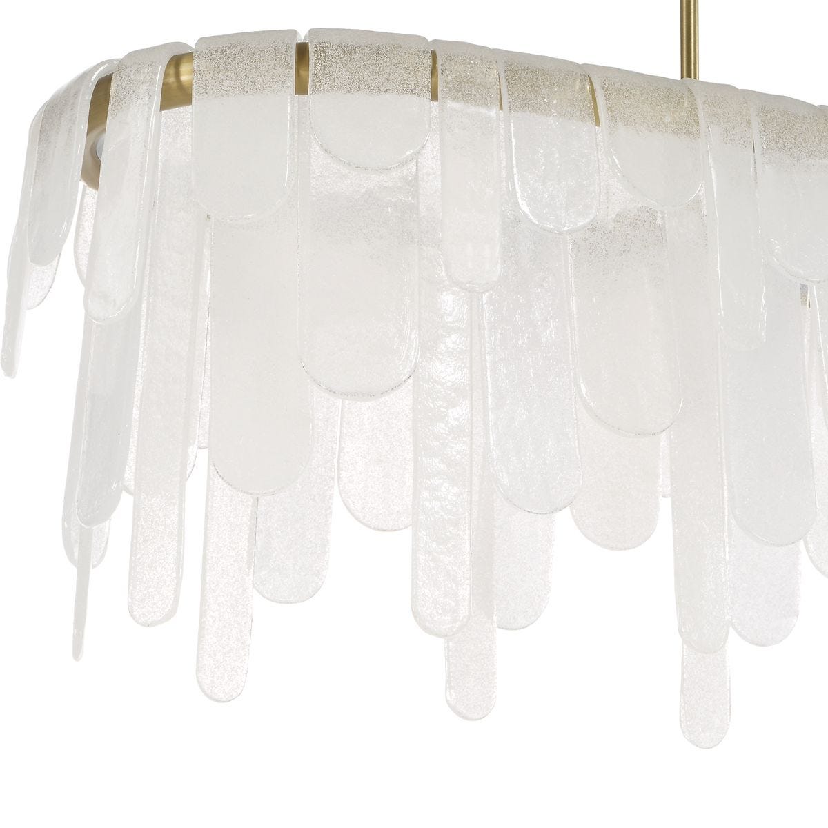 Draped Glass, LED Pendant