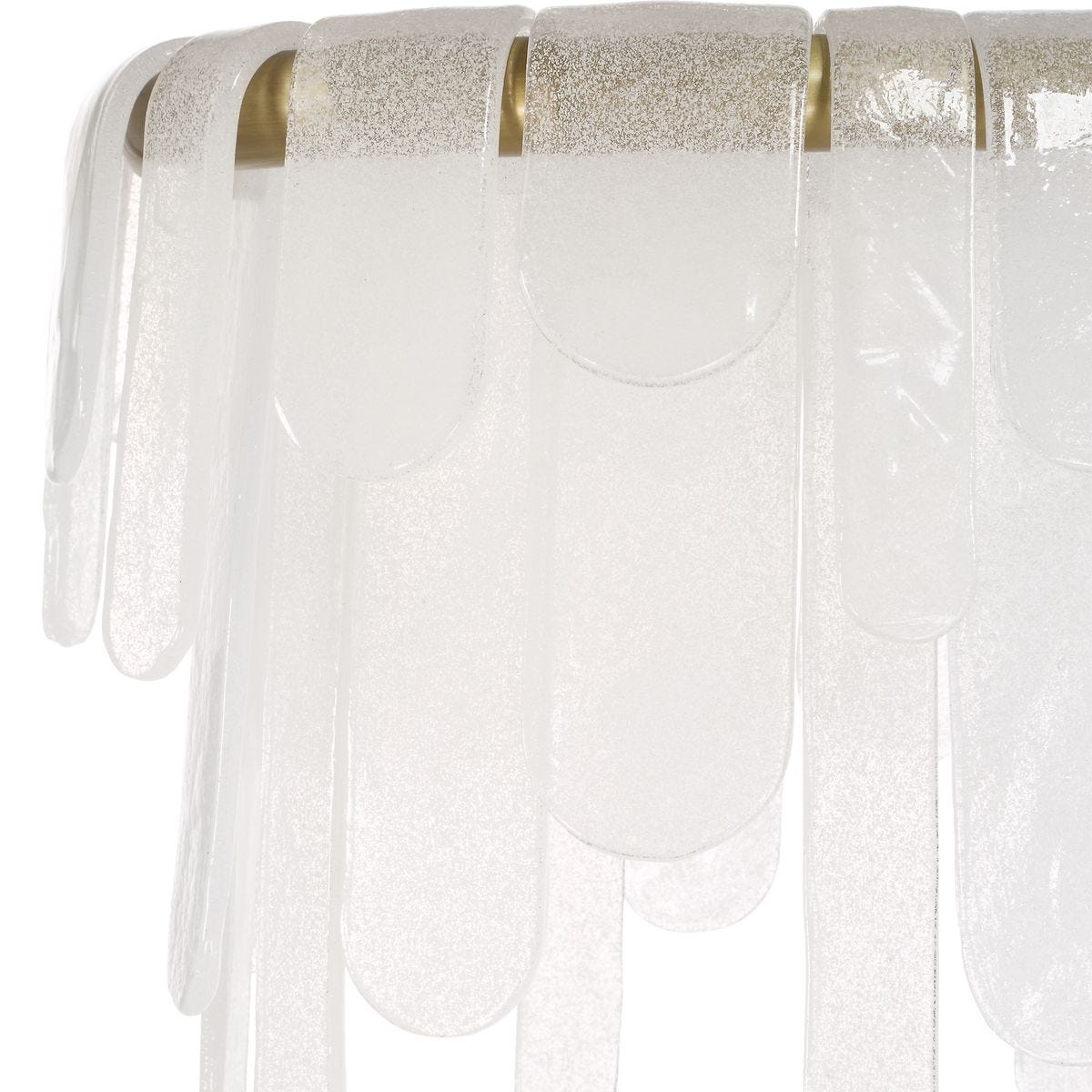 Draped Glass, LED Pendant