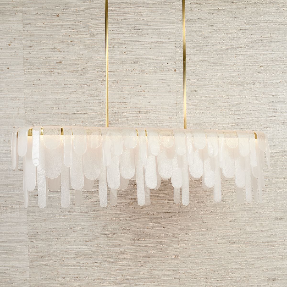 Draped Glass, LED Pendant