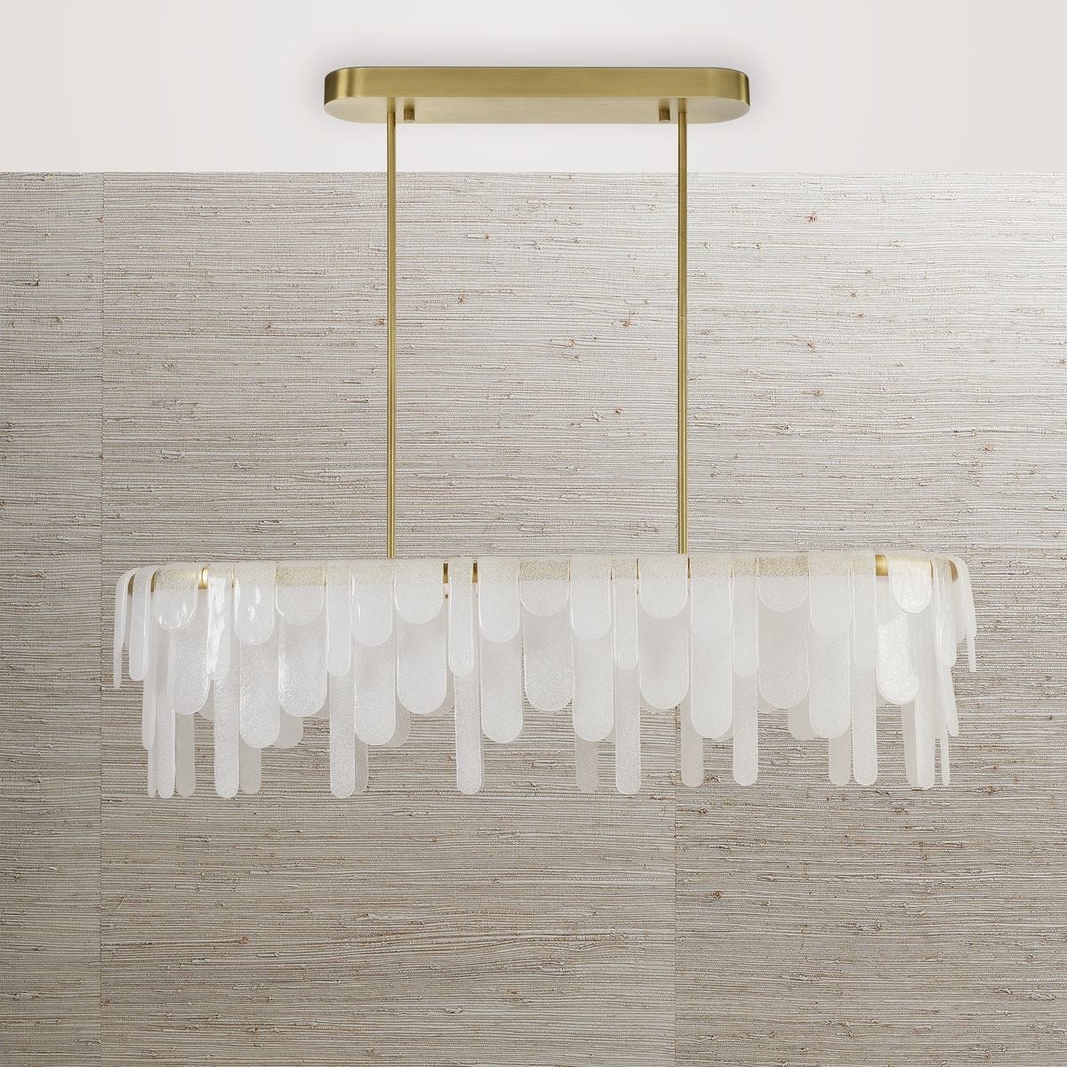Draped Glass, LED Pendant