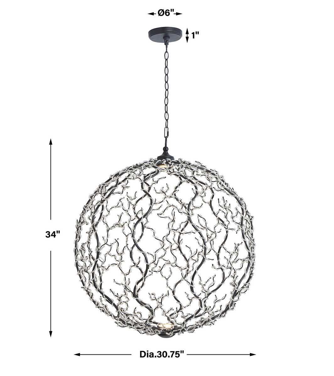 Astrid, 2 Lt LED Pendant