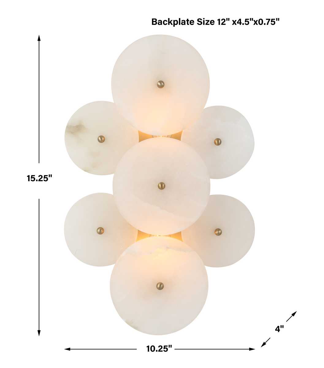Alabaster Radiance, 2 Lt Sconce