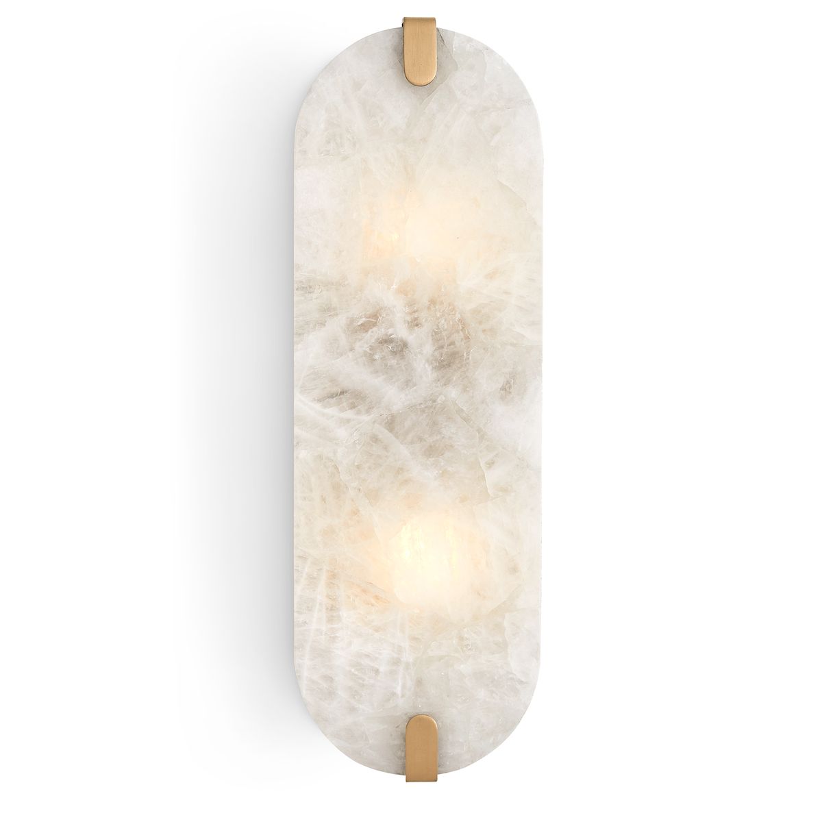 Lustrous, 2 Lt Sconce - Crystal