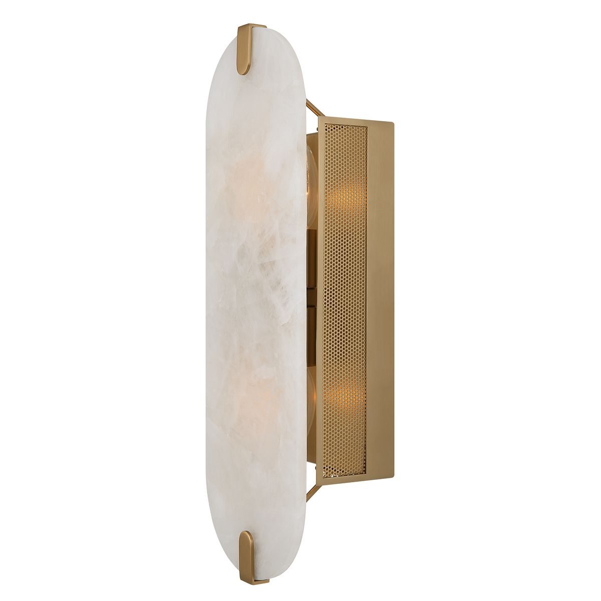 Lustrous, 2 Lt Sconce - Crystal