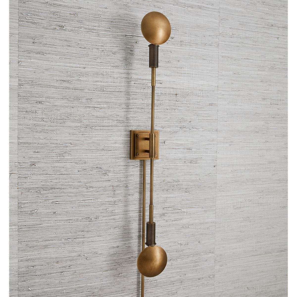 Polar, 2 Lt Sconce - Light Antique Brass