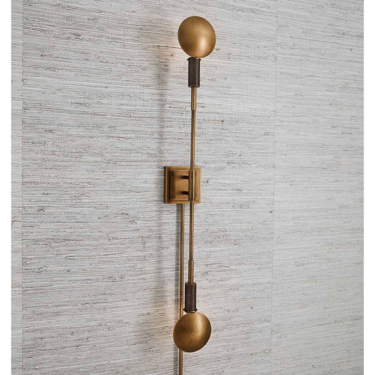 Polar, 2 Lt Sconce - Light Antique Brass