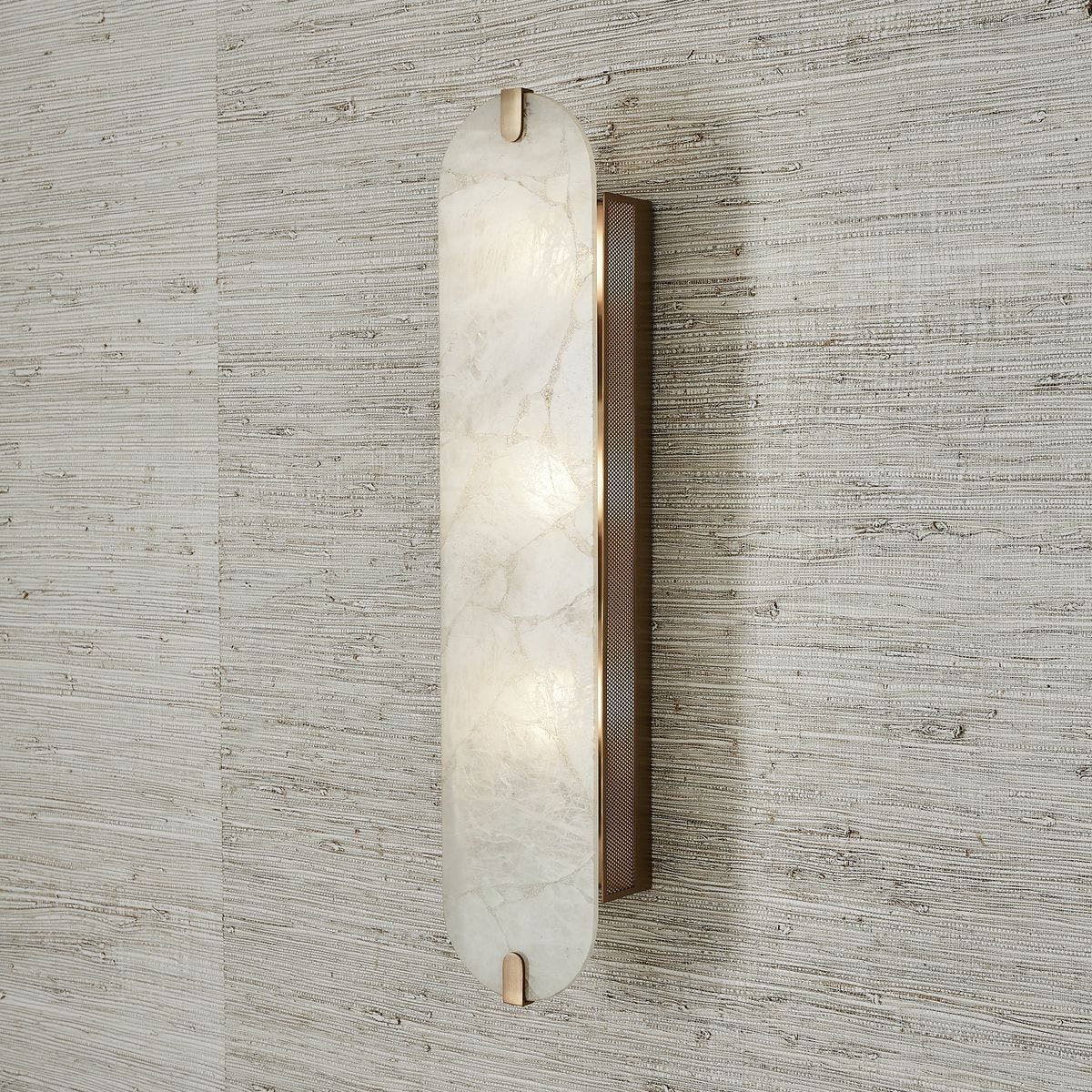 Lustrous, 3 Lt Sconce - Crystal