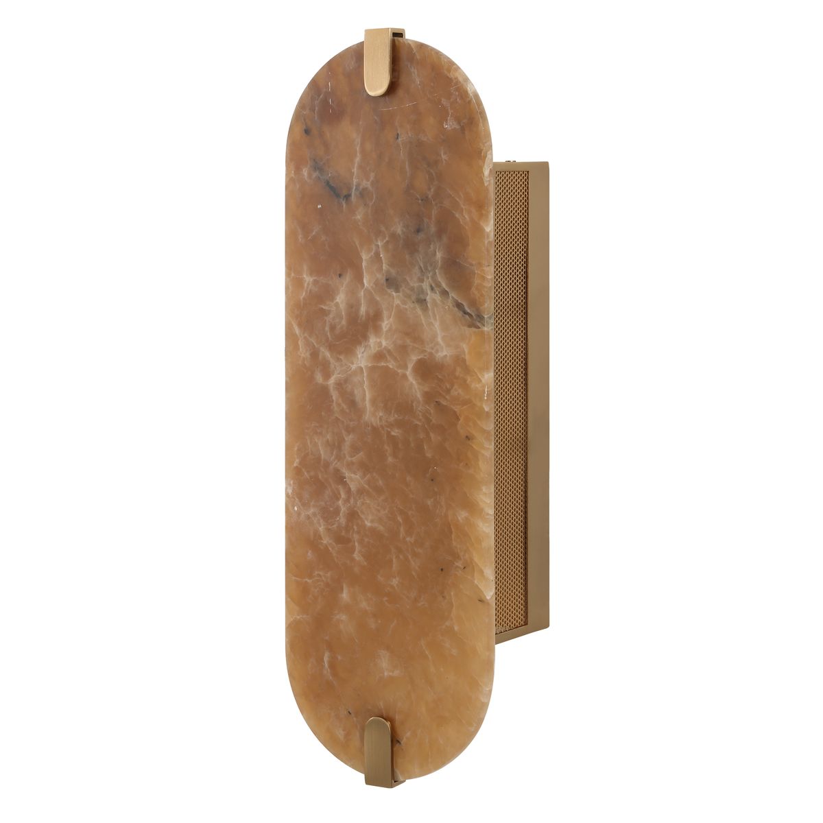 Lustrous, 2 Lt Sconce - Smoky Alabaster