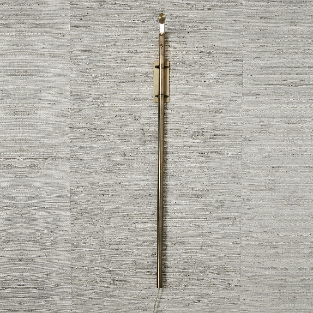 Highlight, 1 Lt Sconce - Antique Brass